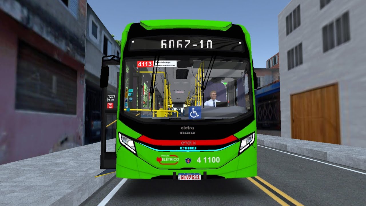 Caio eMillennium Scania K 310 Eletra SP Trans 4 1100 Linha 606Z-10 Mapa Mar Paulista