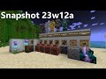 Minecraft Snapshot 23w12a - New Features