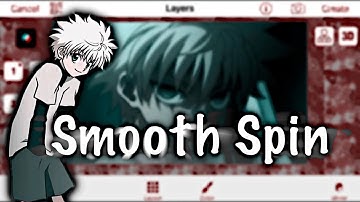 Smooth Spin Zoom in / out transition Tutorial // Videostar // Amv