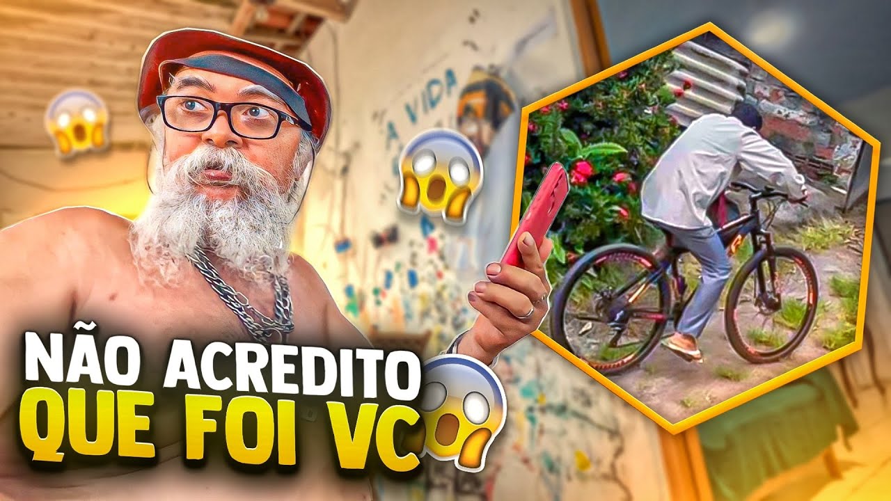 MANETIKIN MOSTROU A LUIZ DO SOM O LADRÃO DE BICICLETA | MANETIKIN
