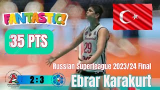 [Russian Superleague 2023/24 Final R1] [Lokomotiv kaliningrad vs Dinamo-Ak Bars] [Ebrar Karakurt]