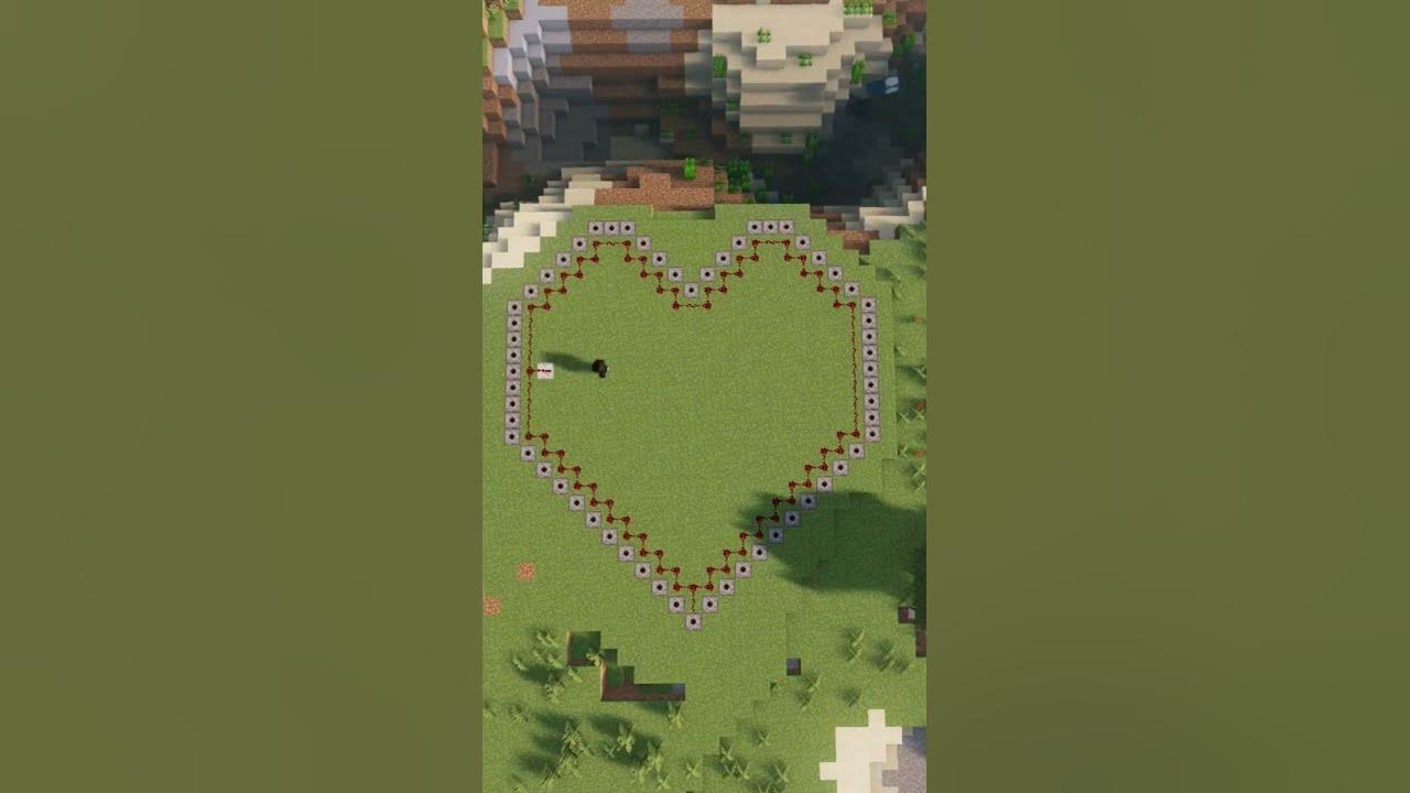 Сердечко - майнкрафт ♥️ #shorts #minecraft #майнкрафт - YouTube