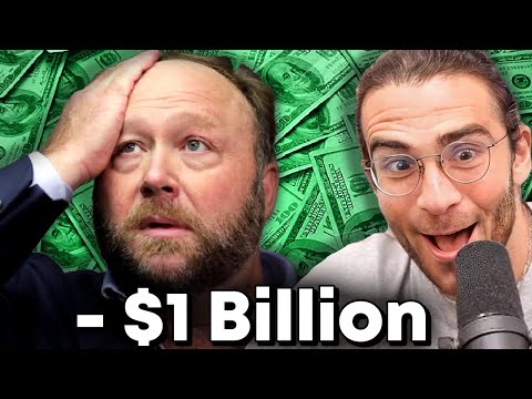 Thumbnail for Alex Jones Sued for $1 BILLION | HasanAbi