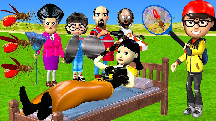 Scary Teacher 3D vs Squid Game Challenge Girl Mosquito Bite Speed While Sleeping Who Gets Bit Faster