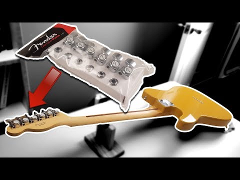 HOW TO - Install FENDER LOCKING TUNERS!