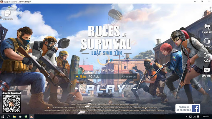 Hướng dẫn cài phím rules of survival