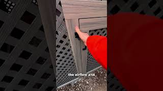 Can Your Deck Do This? Hide an A/C Without Blocking Airflow