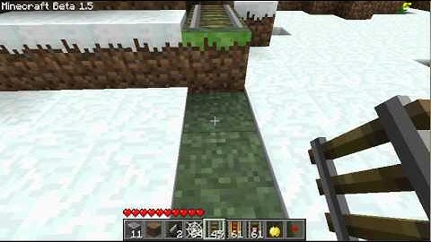 Minecraft- Beta 1.5 update Track Boosters Tutorial