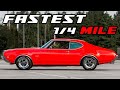 10 quickest muscle cars of the 1960s