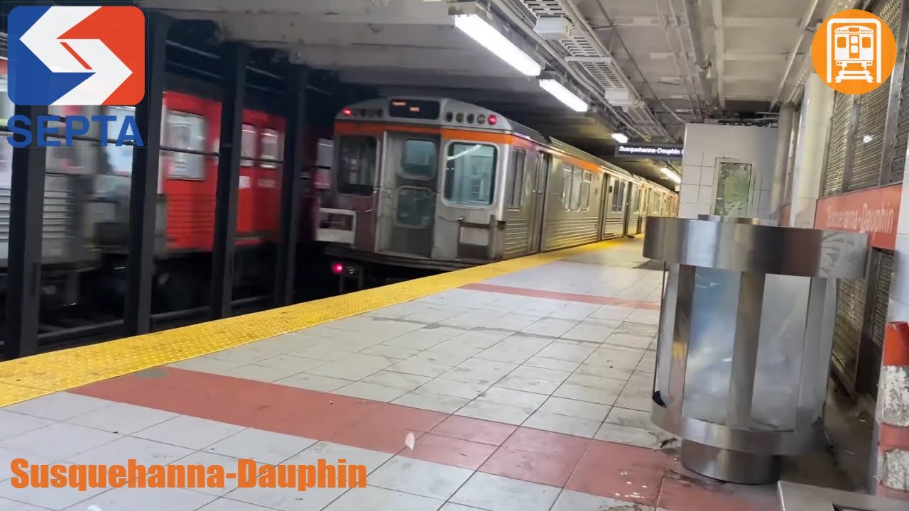 SEPTA Broad Street Line Action SusquehannaDauphin 12/2/2022 YouTube