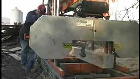 Norwood Portable Sawmill Owner, Duane Slaymaker, S...