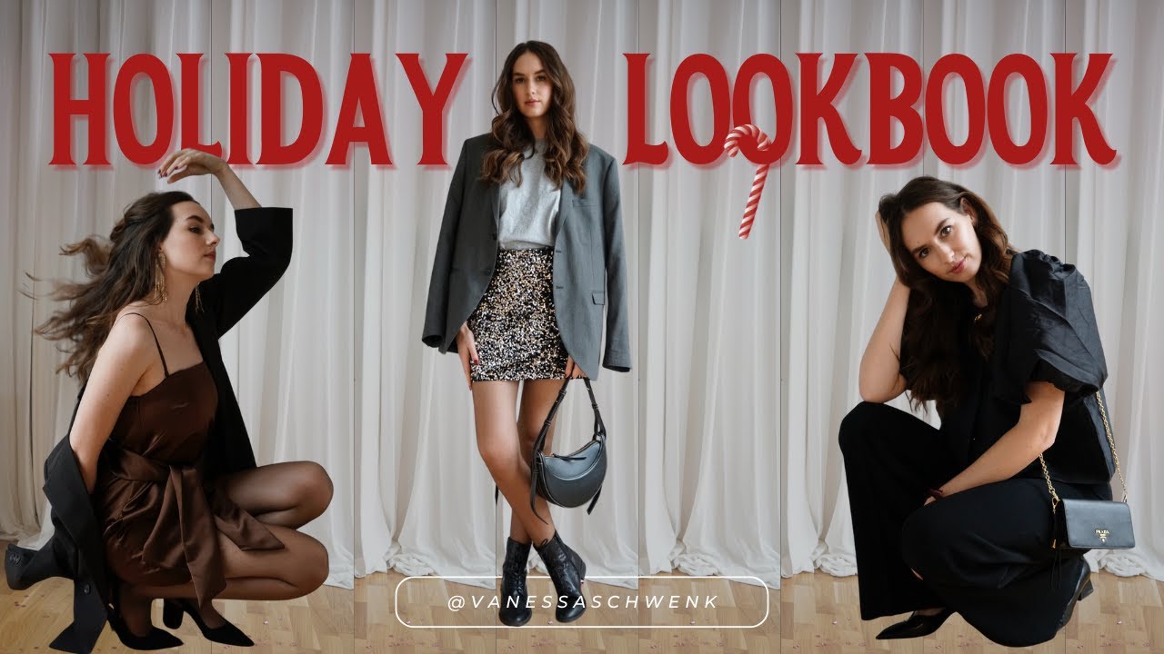 What to Wear to New Year's Eve & Christmas Parties | 7 NYE Outfit Ideas | Holiday Lookbook 2024 ✨🎄