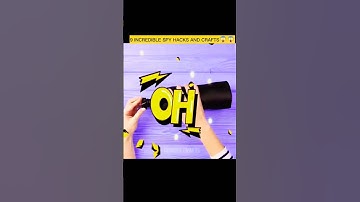 9 INCREDIBLE SPY HACKS AND CRAFTS 😱😱#shorts #youtubeshorts #spy #hacks #craft #viral