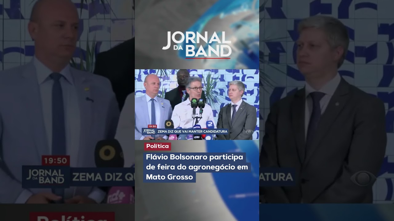 Flávio Bolsonaro participa de feira do agronegócio em Mato Grosso