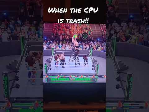 #shorts  WWE 2K22 when the CPU is dumb ASF!