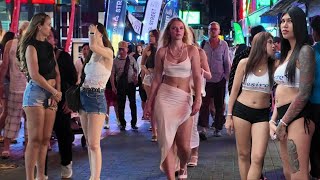 [4K] Pattaya Walking Street (2024) Thailand Nightlife!