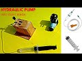Mini hydraulic pump || How to make a hydraulic pump