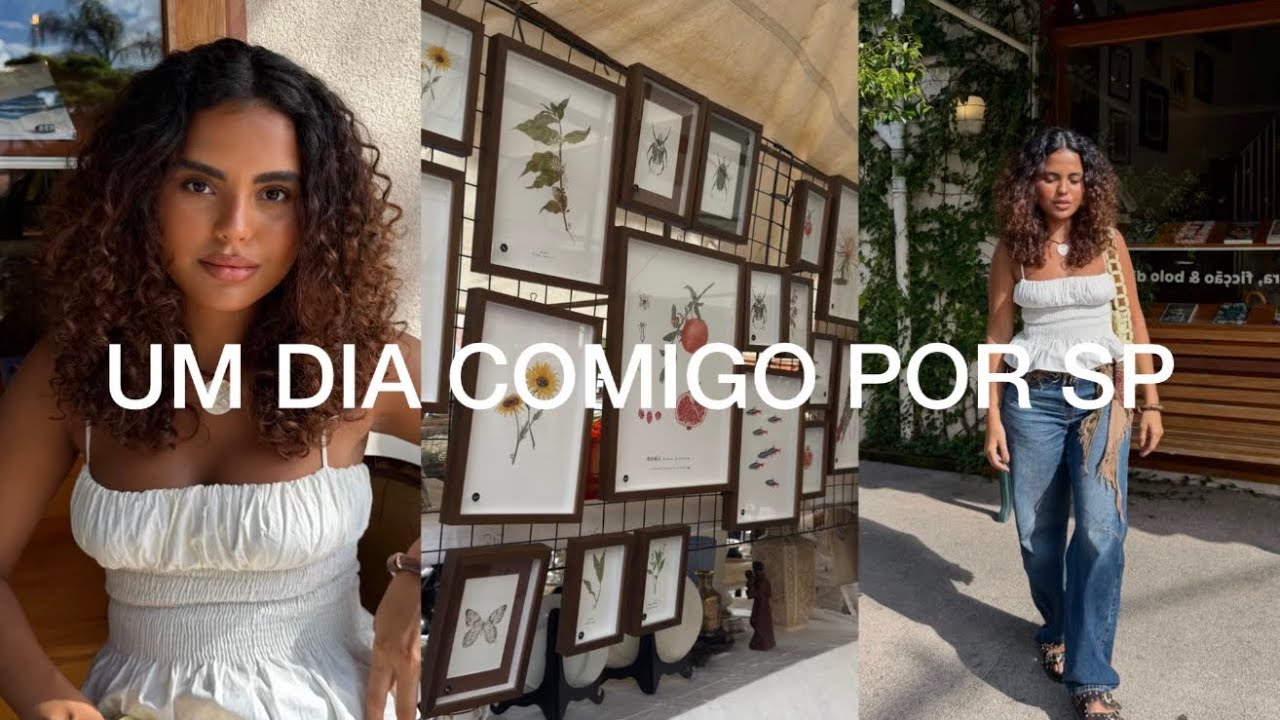 daily vlog: um dia comigo por SP, feira benedito calixto e bibla cafeteria e livraria