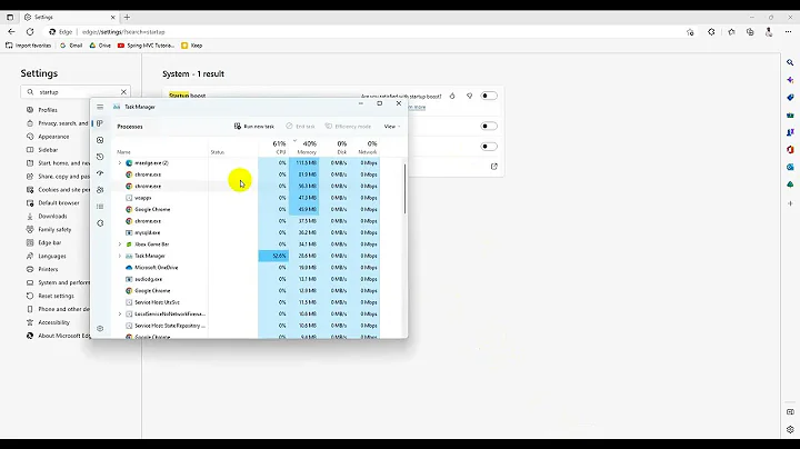 Remove Microsoft Edge From Startup Programs