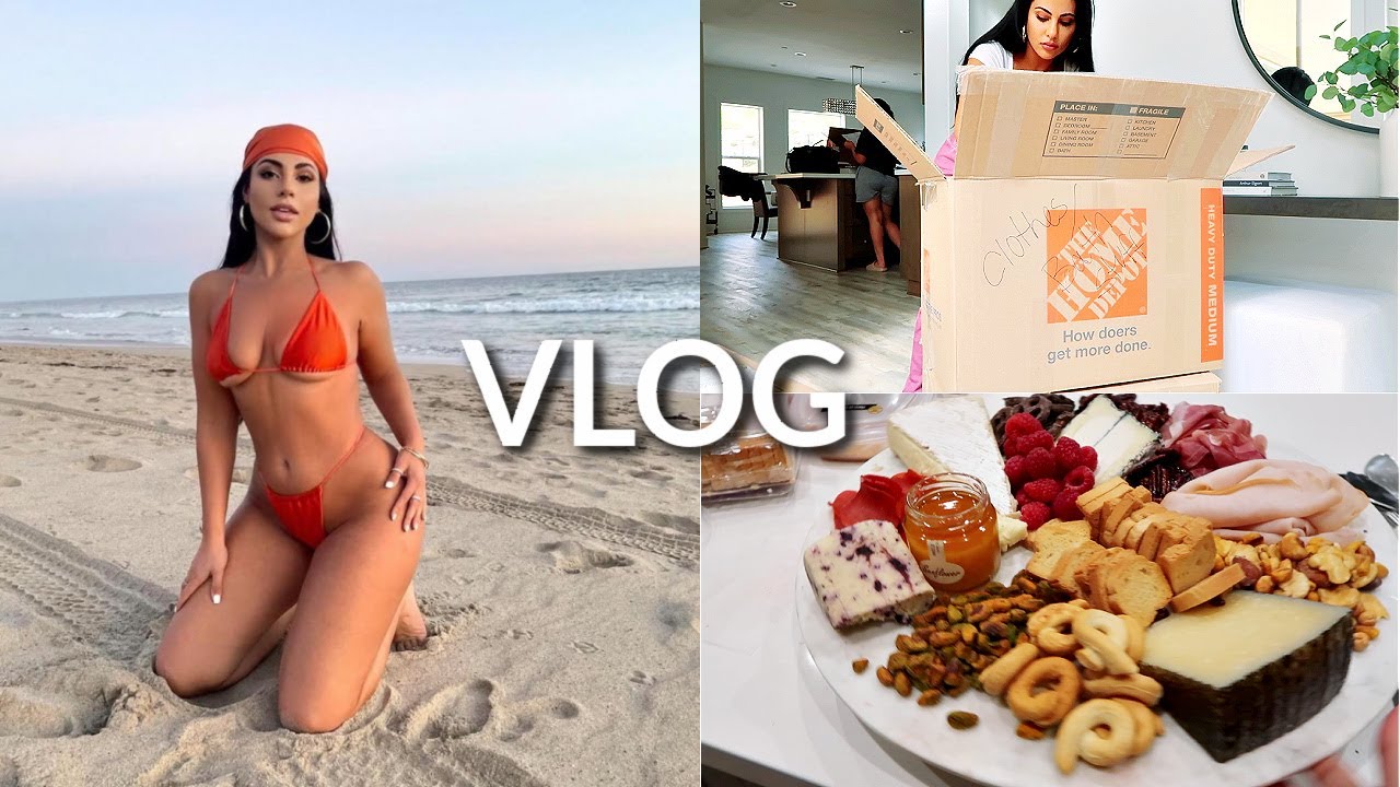 VLOG My Workout, Packing for my big move & Sister night!