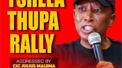 EFF Leader Julius Malema Addresses Seshego Ward 13 Tshela Thupa Rally