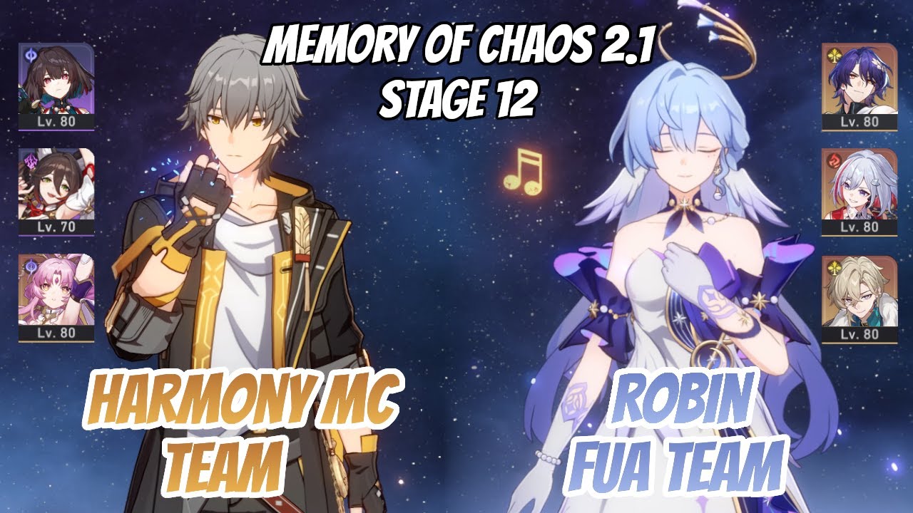 Harmony MC w Xueyi  Robin x Dr Ratio Memory of Chaos Stage 12 3 Stars  Honkai Star Rail