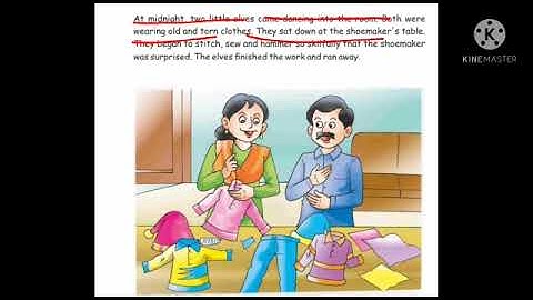 #Class-5 #Lesson-1(The elves and the shoemaker) #Pseb #Reading and Explanation