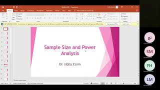 EBM L12 Practical Sample size calculation & Training of biomedical statistical analysis