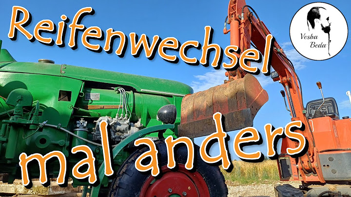 Reifenwechsel mit Bagger - geht das?
