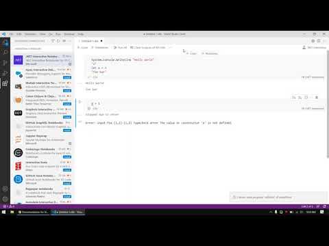 Getting Started with F# using VS Code Interactive Notebooks