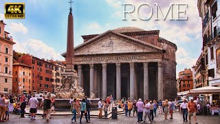 ROME, Italy 4K - The most visited city in the world - walk around ITALY