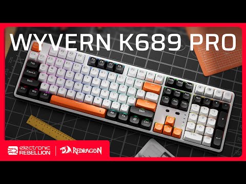 Factory X YouTube ad: Ultra-quiet mechanical keyboard with creamy switches | Redragon WYVERN K689 PRO