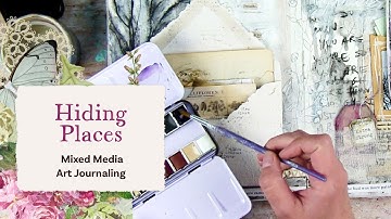 Hiding Places - Art Journal Workshop with Laly Mille