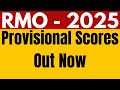 📢 RMO 2025 Provisional Scores are Out! Check your scores now
