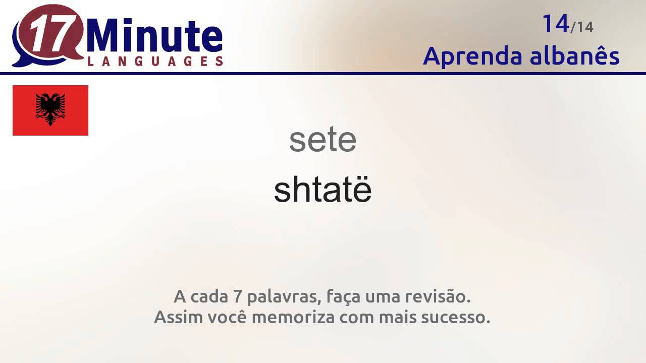 Aprender albanês (vídeo-aula grátis!)