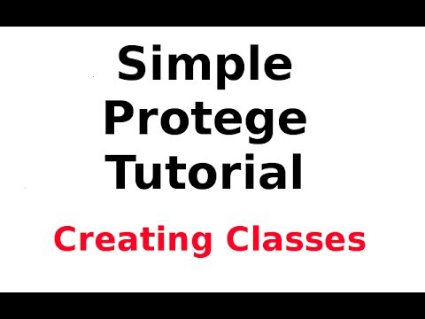 A Simple Protege Tutorial 2: Creating the Ontology Classes