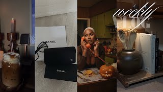 Weekly Vlog :  Fall is here 🍂 + chileee, Im just here + life updates + new beauty room updates