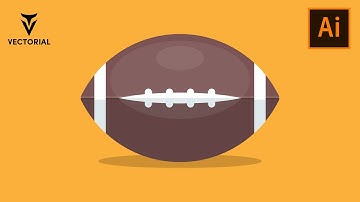 American Football ball tutorial in Adobe Illustrator 2020