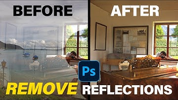 Photoshop:1-Click Instantly Remove REFLECTIONS from PHOTOS!