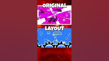 Backbeat Revenge Layout VS Original #geometrydash #shorts