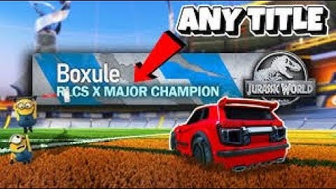 how to get custom banners and titles in Rocket League