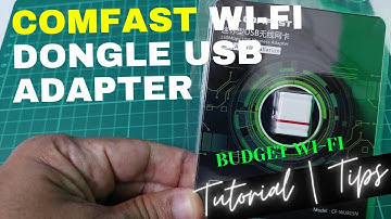 COMFAST WI-FI USB DONGLE   Tutorial | Tips