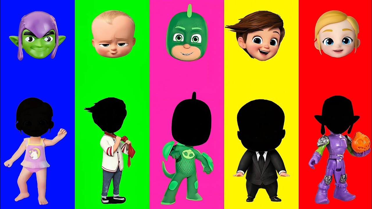 Wrong eyes👀 challenge DAME TU COSITA Pj Masks Funny Puzzle Wrong Heads