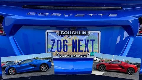 CORVETTE VANITY PLATE FOR NEXT ONE ~ TWO AWESOME C8 SPECS SEND OFF PAT!