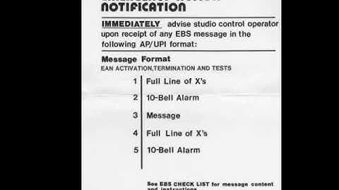 EBS Pre-Recorded Information Tape Side 1