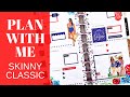 PLAN WITH ME | SKINNY CLASSIC Happy Planner | Fourth of July | Rongrong