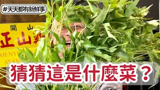 猜猜這是什麼菜？我和老婆都是第一次見到！
