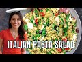 Healthy Italian Pasta Salad with Bonus Homemade Dressing image