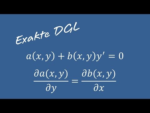 Video: Sind alle trennbaren Differentialgleichungen exakt?
