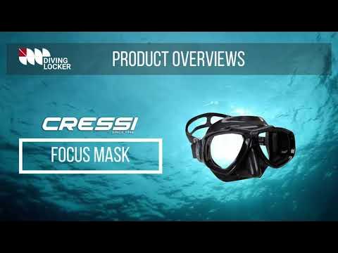 Cressi Focus diving mask including prescription lenses